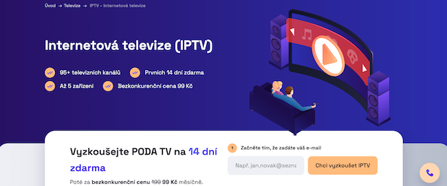  Nejlepší internetová televize 