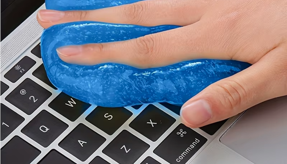 Čisticí gel na klávesnice a do auta