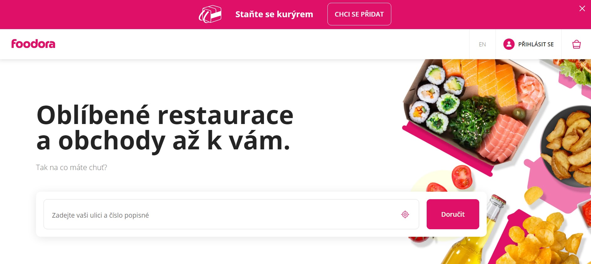 Dáme jídlo se mění na Foodora: Nový vzhled, nová mobilní aplikace