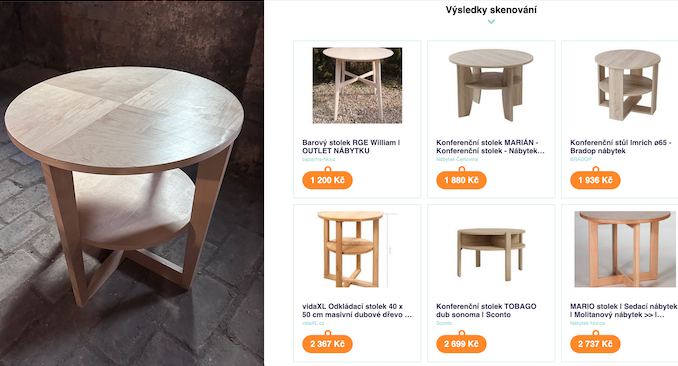 Chytrý vyhledávač Skenero: Vyhledejte si nejlepší cenu podle obrázku
