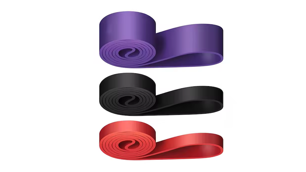 Odporové gumy na cvičení – různé úrovně odporu, samostatně nebo v setech