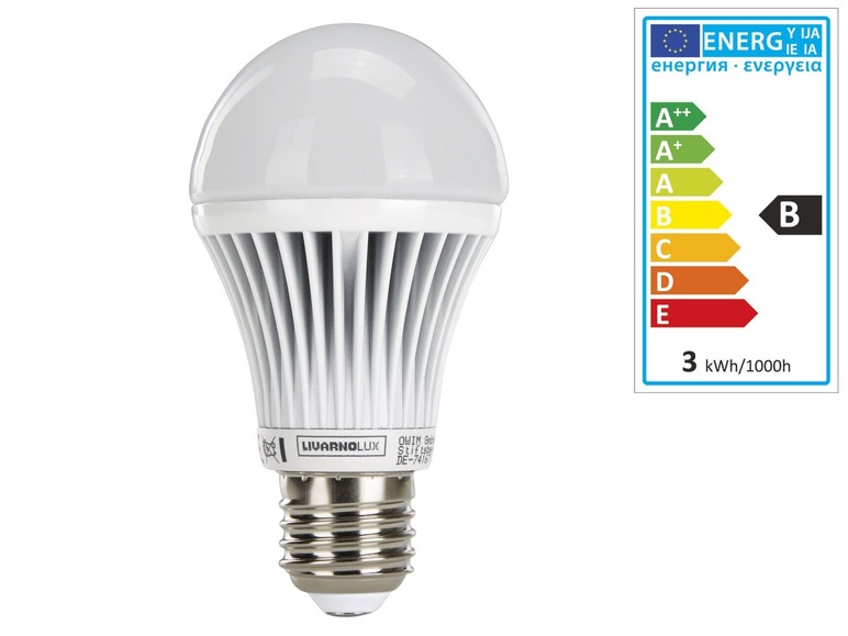 Barevná LED žárovka na dálkové ovládání Livarno Lux