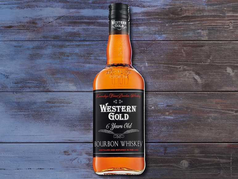 Bourbon Whiskey 6 Years Old Western Gold