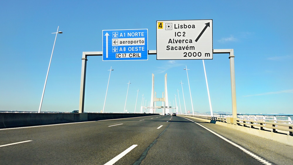 Dálniční poplatky Portugalsko 2023 → Cena, jak platit, placené úseky