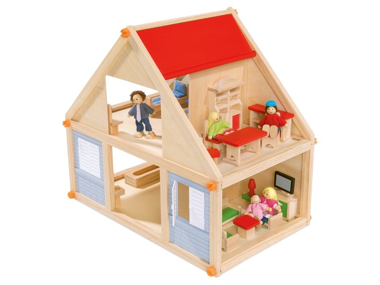 Dřevěný domeček pro panenky Playtive Junior