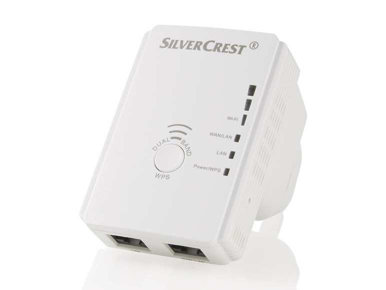 Duální Wi-Fi zesilovač 3 v 1 Silvercrest SWV 733 A2