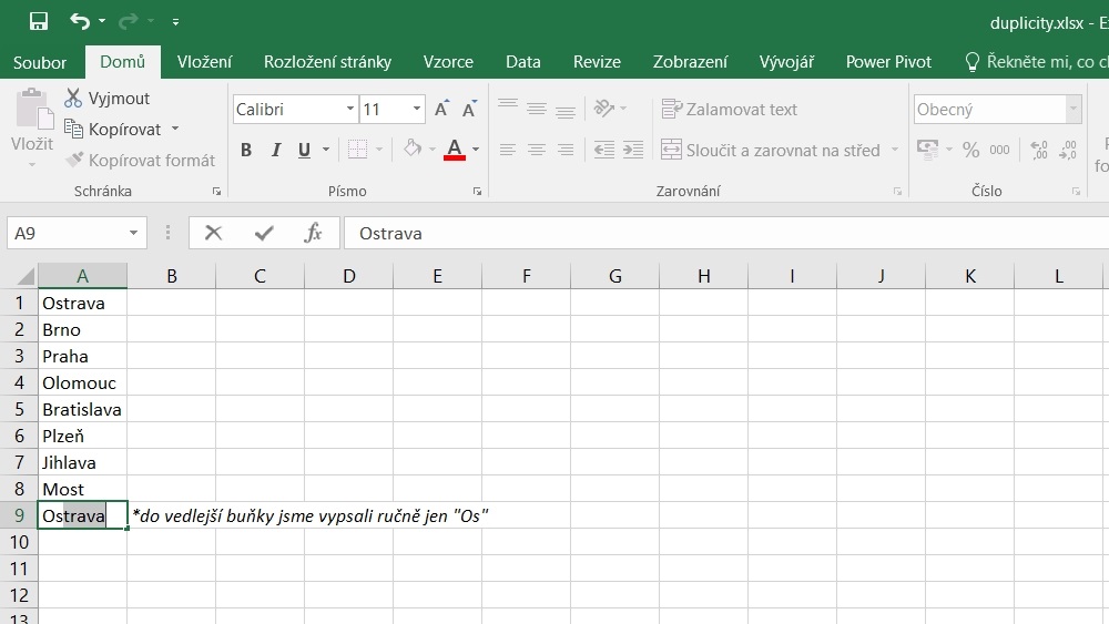 Jak porovnat data ve dvou sloupcích a najít duplicity v Excelu?