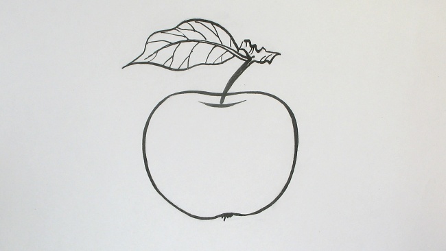 Jak nakreslit jabljo