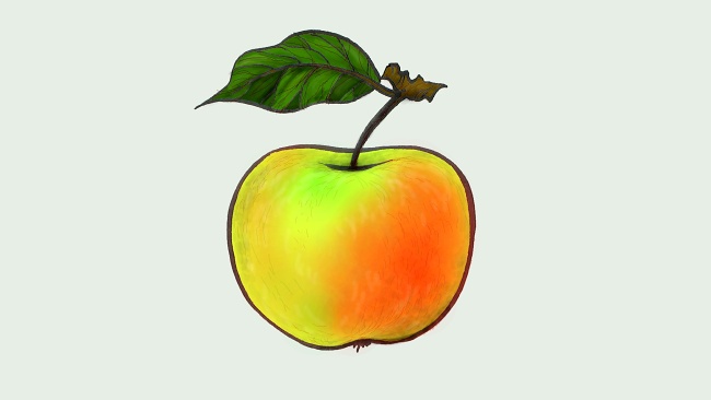 Jak nakreslit jablko