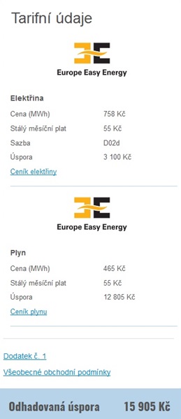 Aukce dodavatelů energií dTest