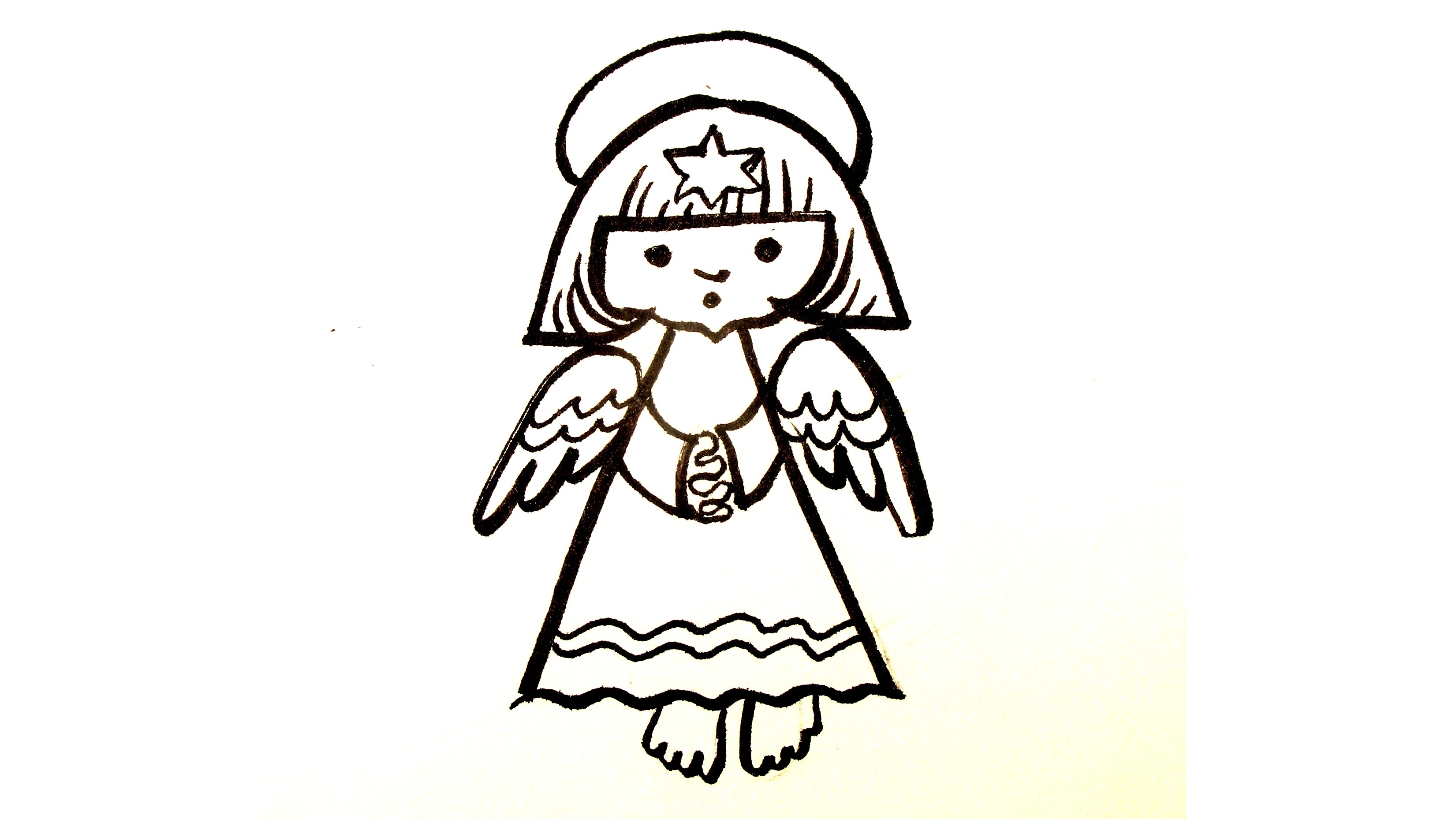 Jak nakreslit anděla