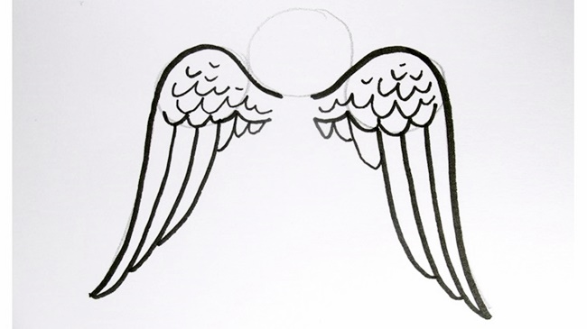 Jak nakreslit andělská křídla