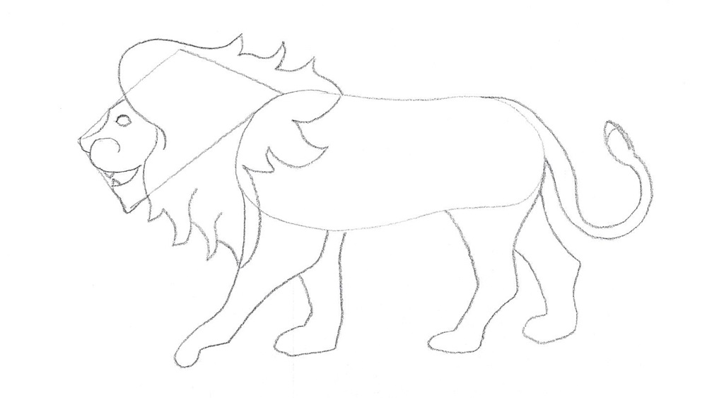 Jak nakreslit lva