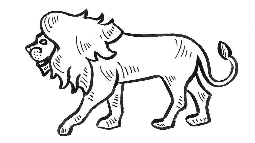 Jak nakreslit lva