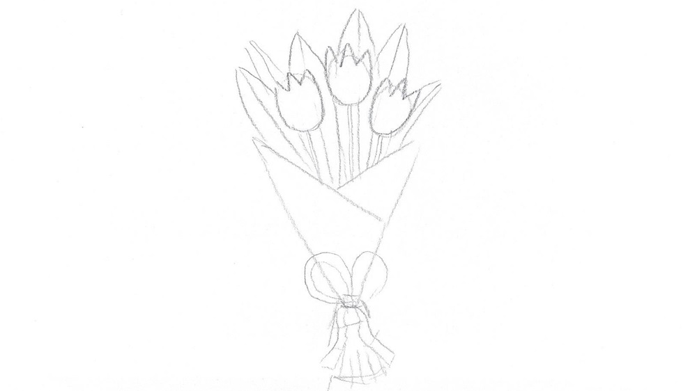 Jak nakreslit tulipán