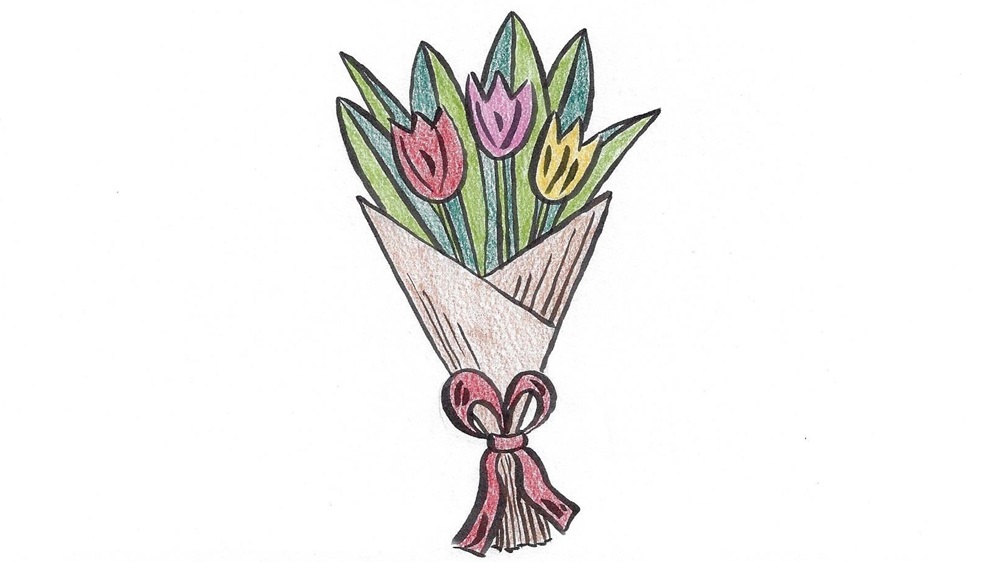 Jak nakreslit tulipán