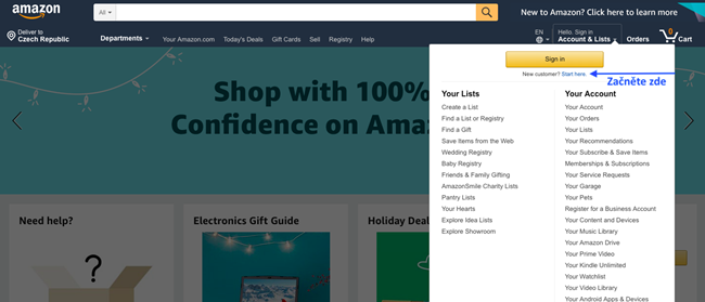 Jak nakupovat na Amazon.com 2019: Kompletní návod v češtině Jak nakupovat na Amazon.com 2019: Kompletní návod v češtině