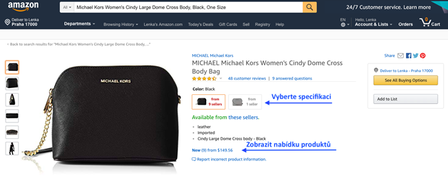 Jak nakupovat na Amazon.com 2019: Kompletní návod v češtině Jak nakupovat na Amazon.com 2019: Kompletní návod v češtině