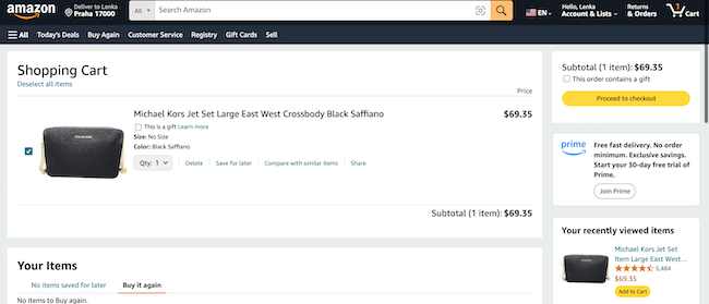 Jak nakupovat na Amazon.com 2025: Kompletní návod v češtině