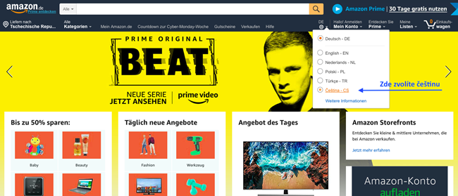 Jak nakupovat na Amazon.de → Český návod 2023