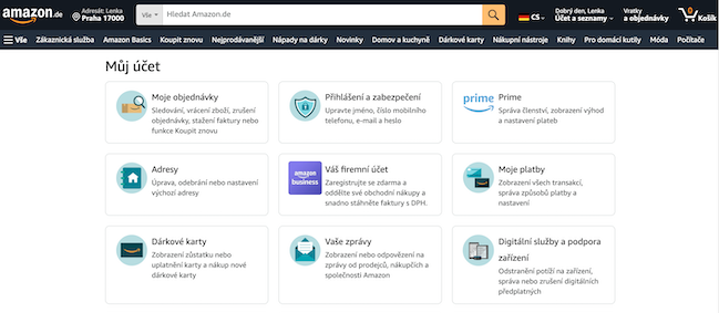 Jak nakupovat na Amazon.de → Český návod 2024