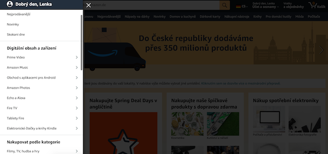 Jak nakupovat na Amazon.de → Český návod 2025