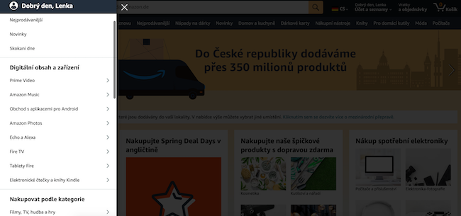 Jak nakupovat na Amazon.de → Český návod 2024