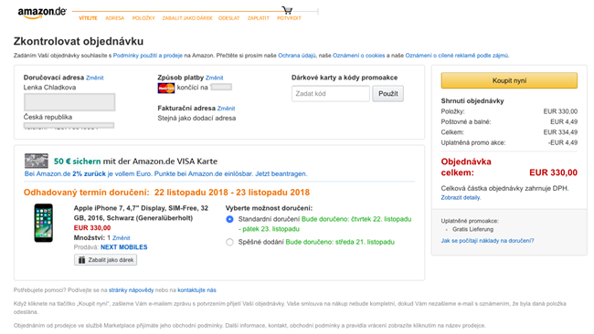 Jak nakupovat na Amazon.de → Český návod 2023