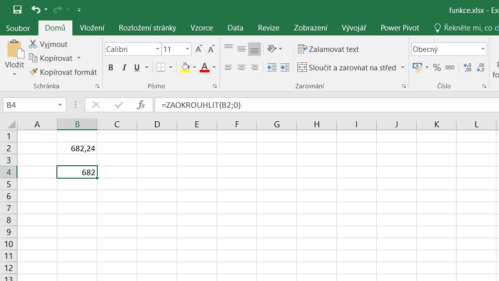 Jak v Excelu zadat funkci