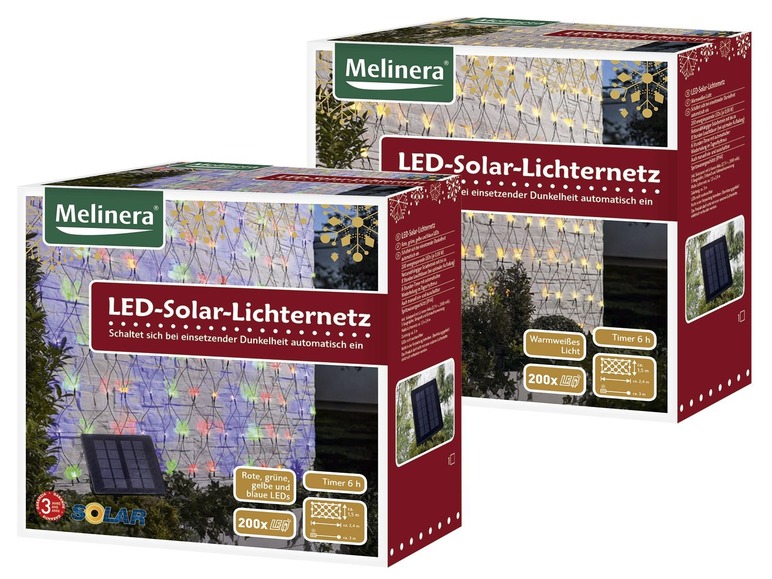 LED solární světelný řetěz Melinera