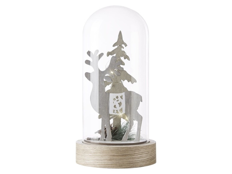 LED vánoční skleněná dekorace Melinera