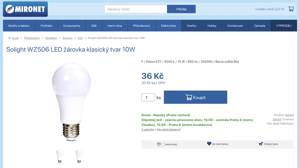Průvodce LED žárovkami 2023 → Jak vybrat, nejlepší žárovky, výhody a nevýhody