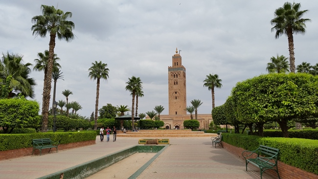 Hlavní mešita v Marrakéši
