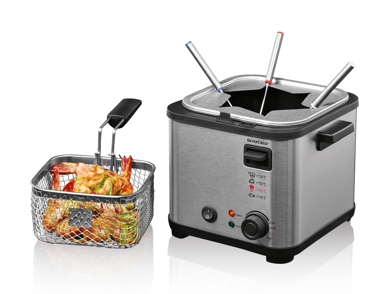 Minifritéza s fondue Silvercrest SFM 850 A2