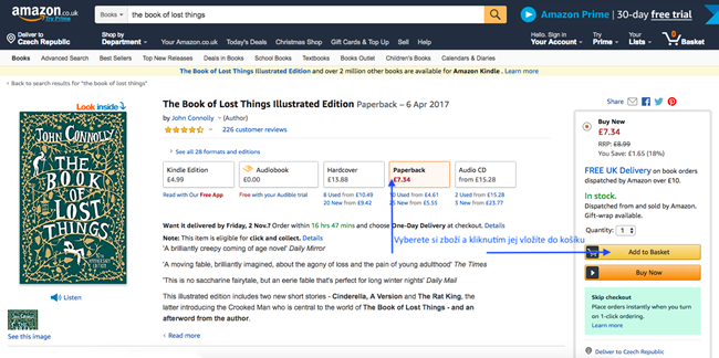 Jak nakupovat na Amazon.co.uk → Český návod 2024