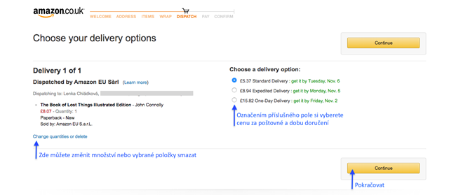 Jak nakupovat na Amazon.co.uk → Český návod 2025