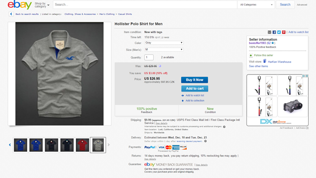 Jak nakupovat na eBay (ČESKÝ NÁVOD 2025)
