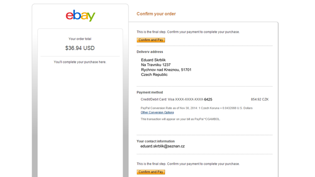 Jak nakupovat na eBay (ČESKÝ NÁVOD 2025)