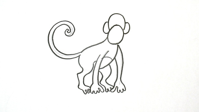 Jak nakreslit opici