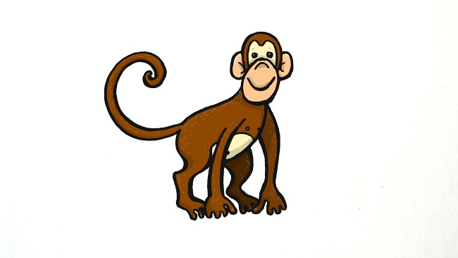 Jak nakreslit opici