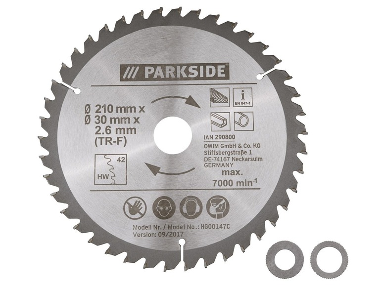 Pilový kotouč (210 mm) Parkside PKSB 210 A1