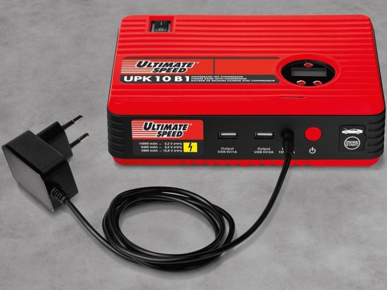 Powerbanka s kompresorem UltimateSpeed UPK 10 B1 Lidl cena 2024 + recenze