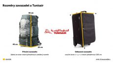 Zavazadla Tunisair 2024: Povolená hmotnost, rozměry, poplatky