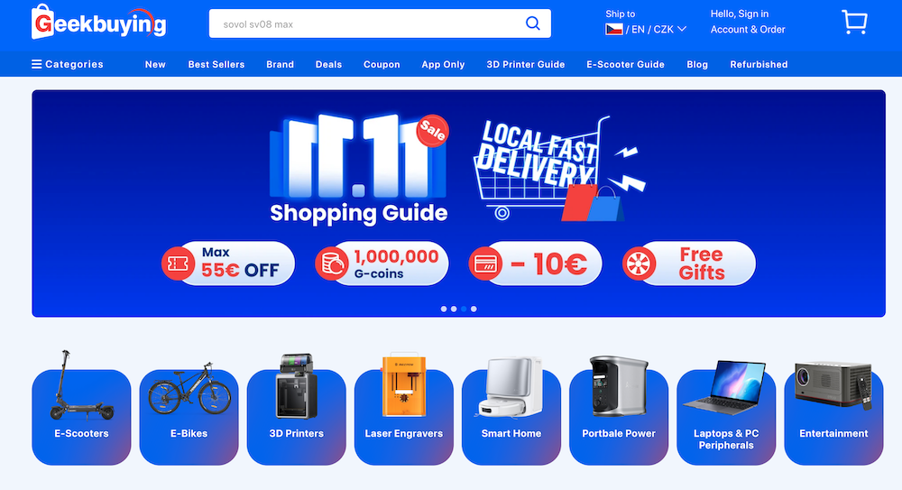 Singles’ Day 11.11 2025: Největší slevy roku na AliExpress, GeekBuying a Shein Singles’ Day 11.11 2025: Největší slevy roku na AliExpress, GeekBuying a Shein