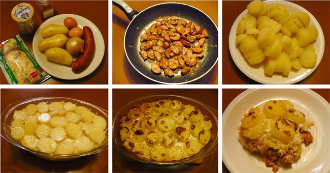 Skrblíkova kuchařka: Recept na zapečené brambory se zelím