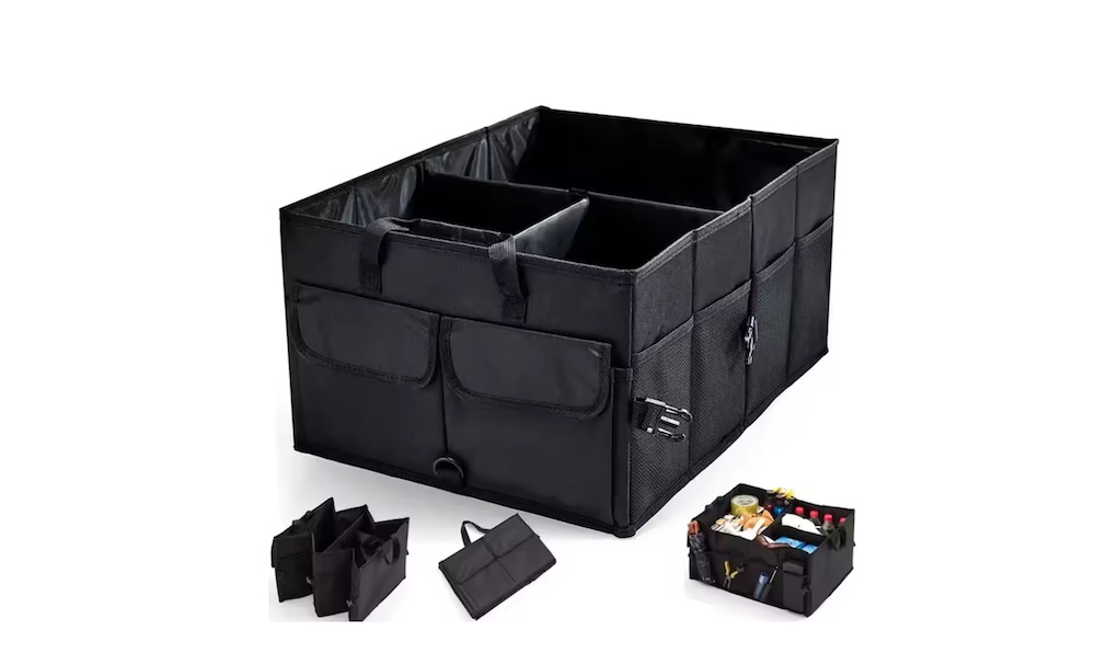 Skládací organizér do kufru auta s velkou kapacitou