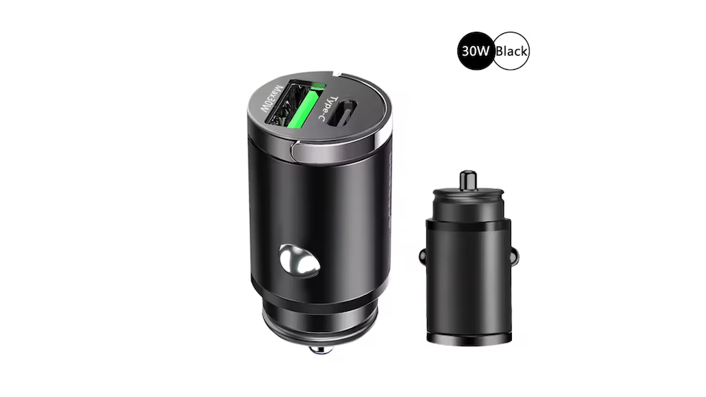 Rychlonabíječka do auta 100W s USB-C a USB pro iPhone i Android