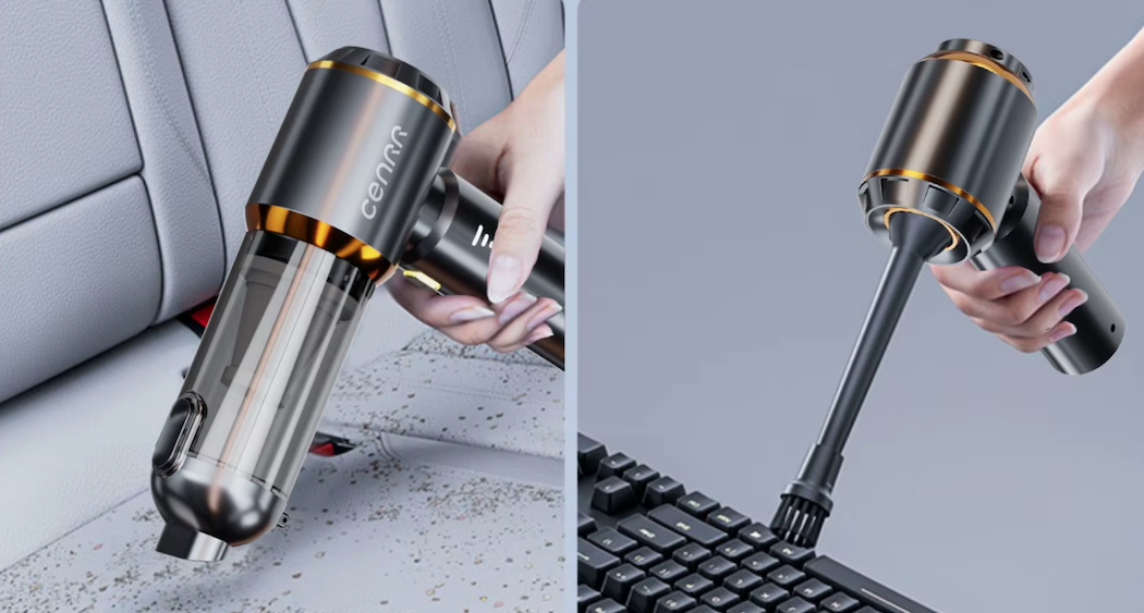 Ruční bezdrátový vysavač do auta s vysokým sacím výkonem