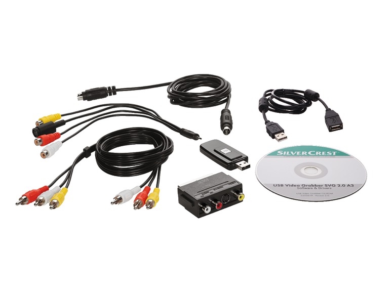 USB video grabber SilverCrest SVG 2.0 A3