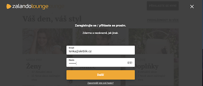 Nákupní klub Zalando Lounge